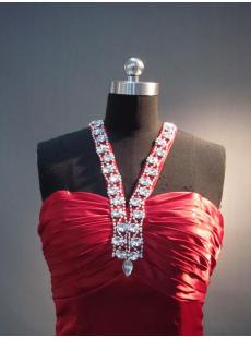 Jeweled Burgundy Column 2013 Prom Dress IMG_3538