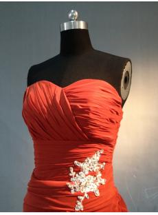 Red Sweetheart Junior Bridesmaid Dresses 0245