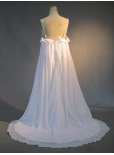 Summer Beach Maternity Wedding Gown Dress IMG_3966