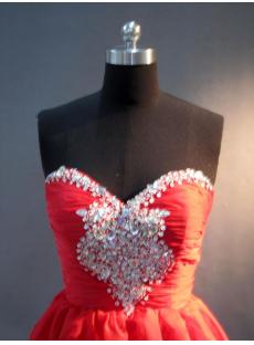 Sweetheart Red High-low Sweet 16 Dress IMG_2992