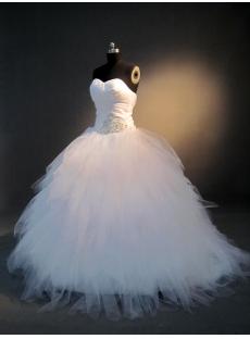 White Sweetheart Masquerade Ball Gown IMG_3801