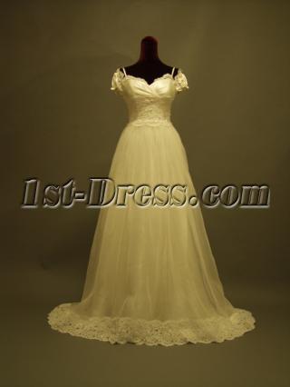 2013 Modest Couture Wedding Dresses with Short Sleeves P8310623  