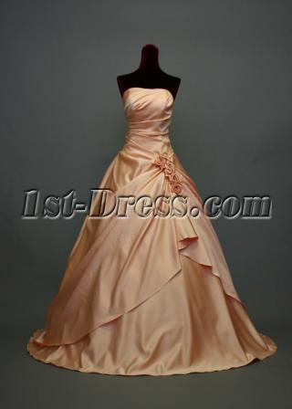 A-line Petite Princess Wedding Dresses IMG_7005