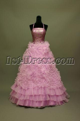 Lilac Princess Quinceanera Dama Dresses IMG_6985