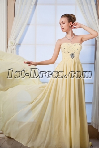 Yellow Sweetheart Amazing 2012 Prom Dresses IMG_0025