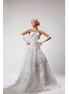 2012 Strapless Couture Bridal Gowns with Corset SOV110028