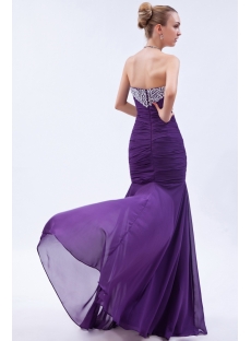 2013 Grape Gorgeous Mermaid Evening Dresses IMG_9821