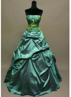 Best Teal Dama Dresses for Quinceanera IMG_6945
