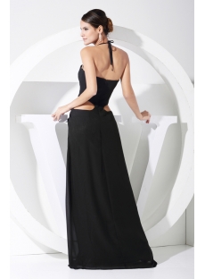 Black Sexy Celebrity Dress with Keyhole WD1-062