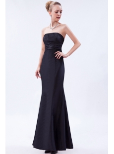Black Trumpet Prom Dress with Bow IMG_9660