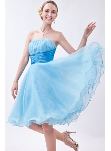 Blue Sweet 16 Dresses Cheap Short IMG_0952