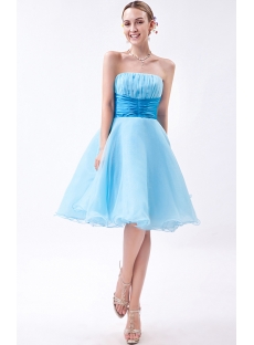 Blue Sweet 16 Dresses Cheap Short IMG_0952