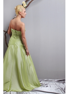 Bug Green 2013 Sheath Quince Dress with Sweetheart SOV113051