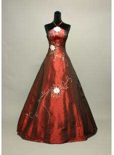 Burgundy Special Quinceanera Dresses 2012 img_7129