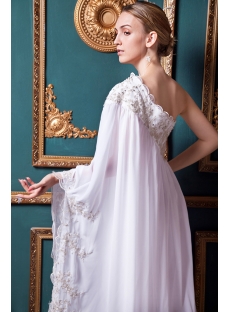 Chiffon 2013 Special Bridal Gowns with Train IMG_1311