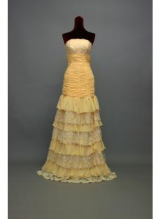 Chiffon Strapless Long Column Prom Dress 2011 img_7210