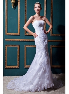 Gentle Mermaid Lace Wedding Dresses 2012 IMG_0397