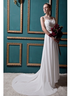 Glamorous Chiffon Backless Wedding Gown IMG_0490 