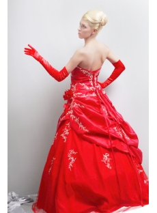 Gorgeous Red Pretty Quinceanera Dress Ball Gown SOV113004