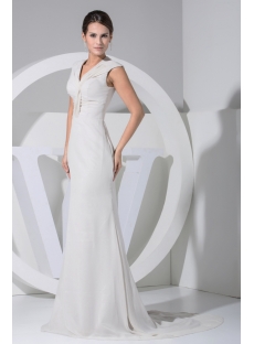 Gray Mother of Bride Dresses Atlanta with Train WD1-041