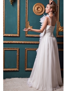 Ivory One Shoulder Unique One Shoulder Bridal Gowns IMG_1347
