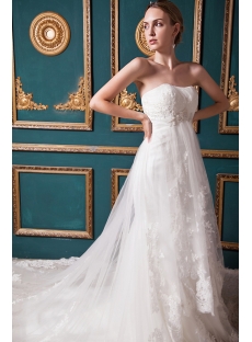 Luxurious Simple Lace Wedding Dresses IMG_1573