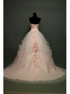 Pink and White Glamorous Beautiful Bridal Gown img_7370