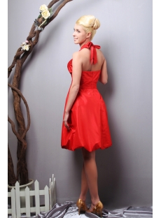 Red Halter Plus Size Bridesmaid Dresses under $150 SOV112012