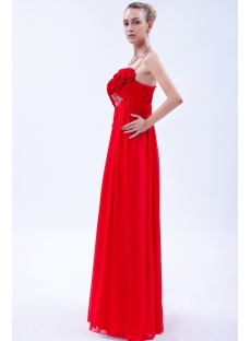 Red Maternity Bridesmaid Dress IMG_9842