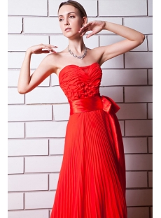 Red Pleat Brilliant Celebrity Dress IMG_0712