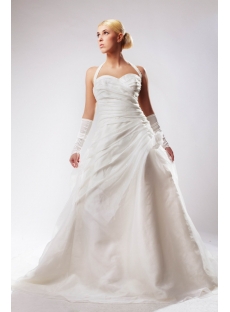 Romantic Sweetheart Wedding Dresses with Halter SOV110032