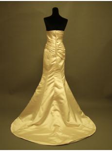 Satin Petite Sheath Wedding Dresses P8310618