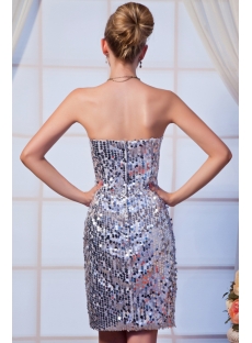 Silver Sequins Tea Length Column Prom Dress 2013 IMG_0185
