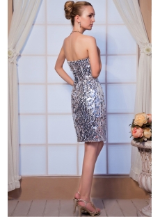 Silver Sequins Tea Length Column Prom Dress 2013 IMG_0185