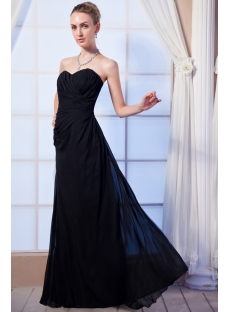Simple Bridesmaid Dresses Black IMG_0061