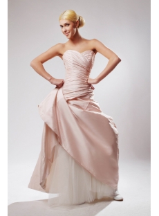 Simple Elegant Pink Wedding Dresses with Sweetheart SOV110036