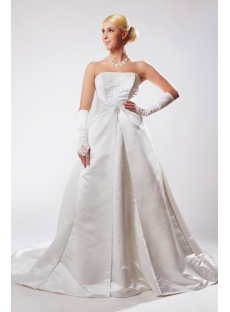 Strapless Western Bridal Gown for Old Lady SOV110022