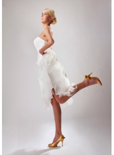 Summer High-low Hem Short Bridal Gown SOV110041