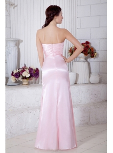 Sweetheart Pearl Pink Maternity Bridesmaid Dress Long 2013 IMG_7126
