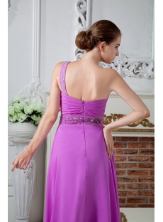 2013 Long Lilac One Shoulder Graduation Dress IMG_1917
