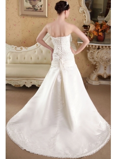 Beautiful Bridal Gown Wedding with Drop Waist IMG_3673