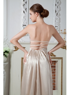 Champagne Beach Bridal Gown with Open Back IMG_1893