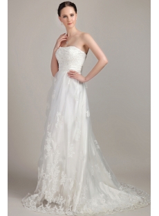 Cheap Ivory Beautiful Maternity Bridal Gown IMG_3194