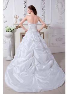 Embroidery Princess Bridal Gown for Petite Lady IMG_2229