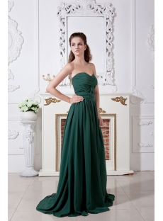 Hunter Green Classic Prom Dresses 2013 IMG_1758