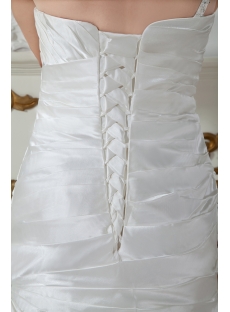 One Shoulder Sheath Wedding Dresses for Beach Weddings IMG_1580
