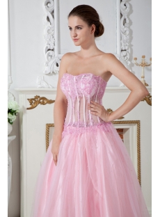 Pink Sexy Illusion 2011 Quinceanera Dress IMG_2016