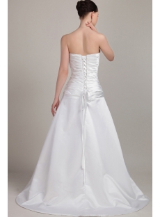 Simple Sweetheart Elegant Bridal Gown IMG_3201