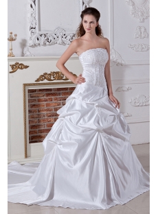 Strapless 2013 Wedding Dresses Bridal Gowns IMG_1972