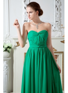 Sweetheart Empire Green Elegant Graduation Dresses IMG_1767